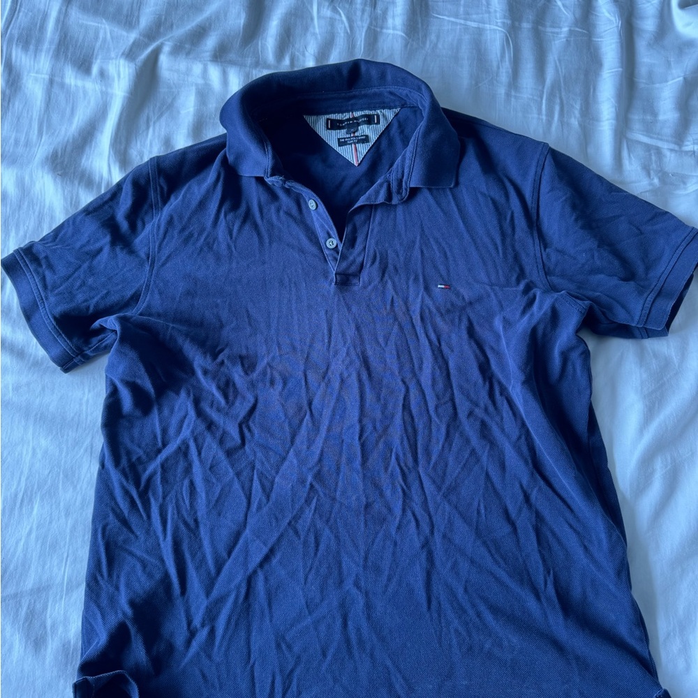 Tommy Hilfiger Men's Blue Polo Shirt